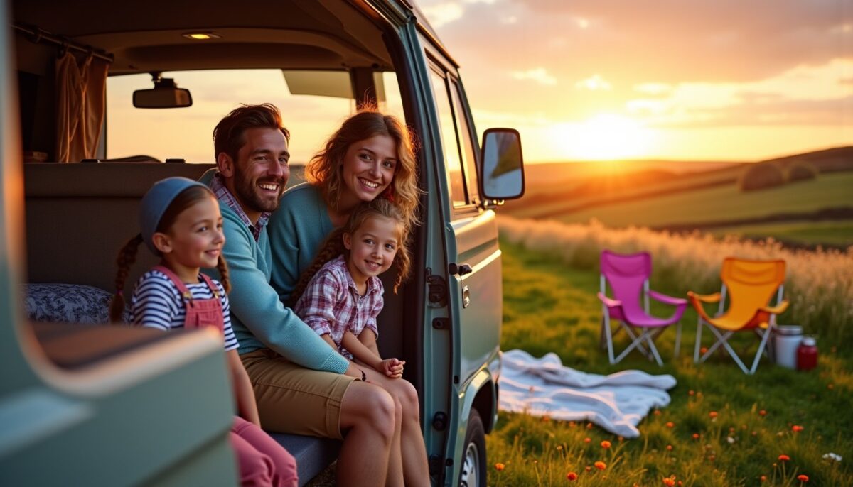Road trip en famille en fourgon aménagé : 9 enseignements incontournables d&rsquo;une aventure en Normandie