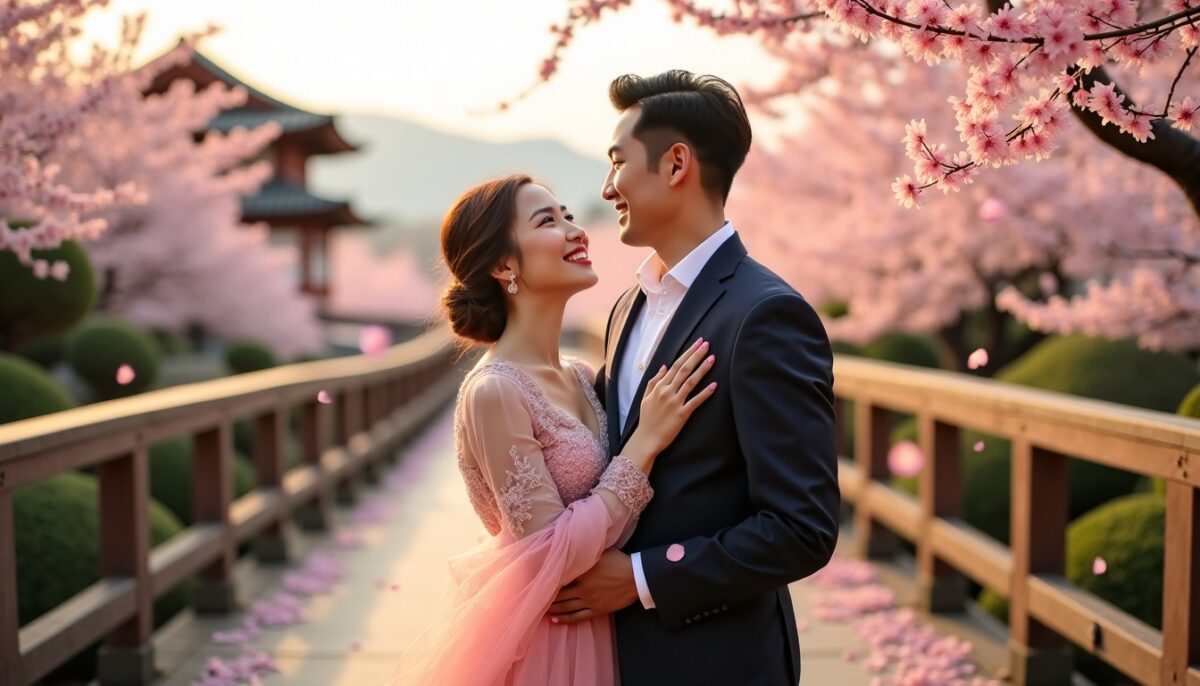 Une escapade somptueuse au Japon pour fêter leurs noces de cristal