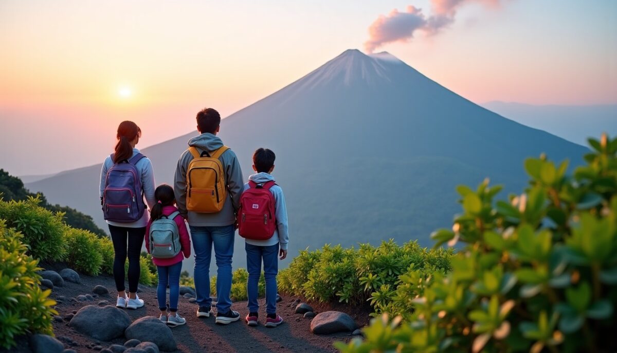 Volcans fascinants à découvrir en famille au Japon