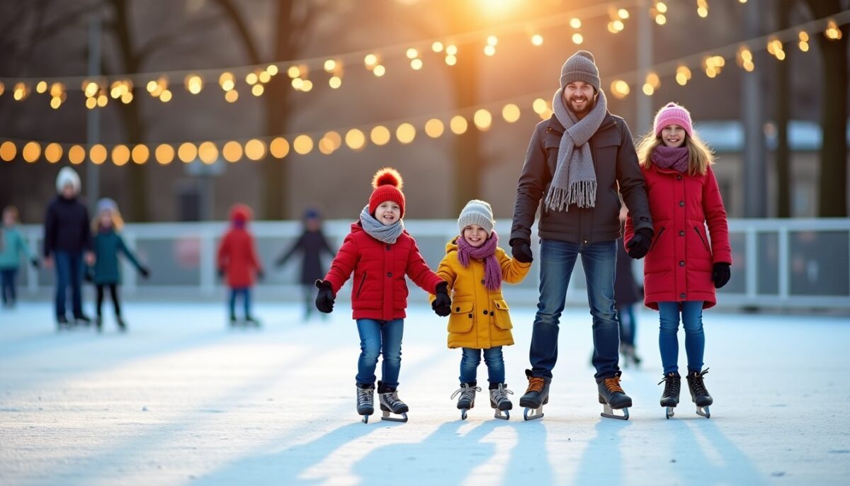 Patinage en famille à Lyon : les meilleures patinoires et conseils pratiques pour petits et grands