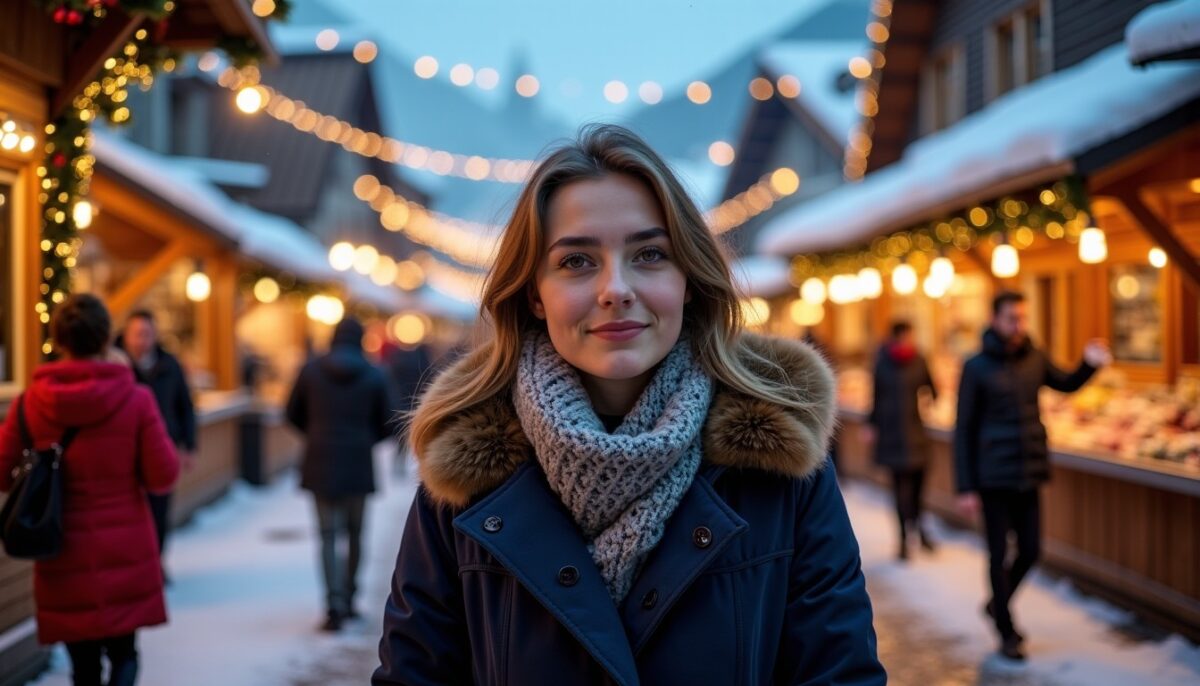 Marché de Noël à La Clusaz : l&rsquo;hiver où Inès a décidé de marcher seule