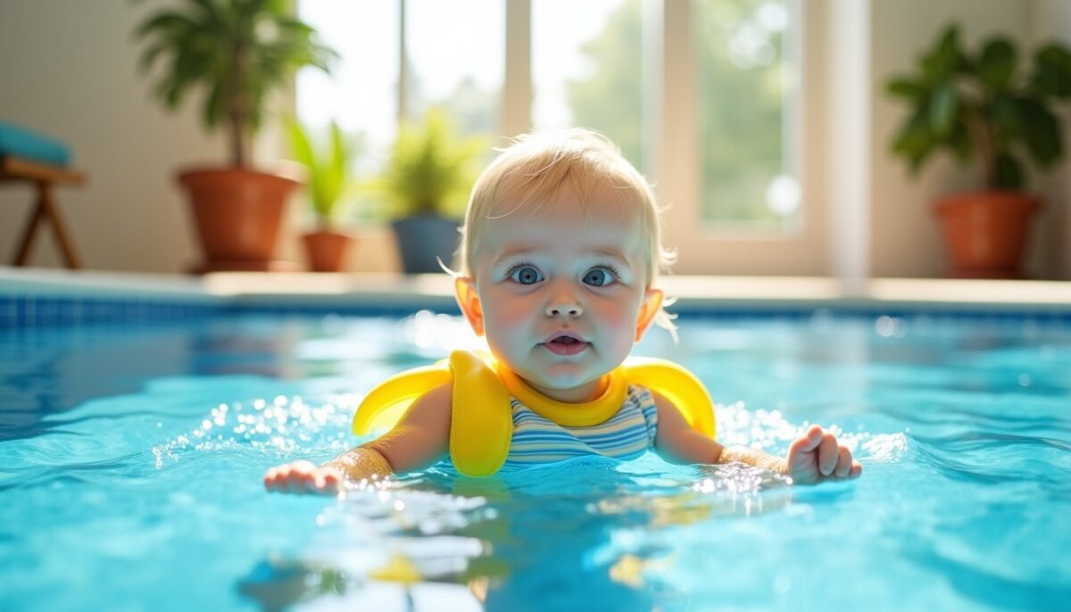 Bébé nageur : Quand débuter ? Entre 3 mois envisageables et 9 mois recommandés